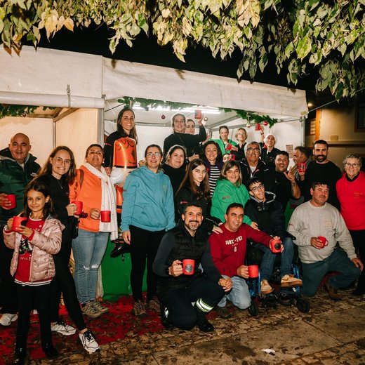 Comunidade reunida — Natal na Vila